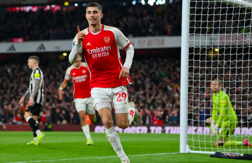 开云体育-阿森纳完胜莱比锡红牛，哈弗茨刷新纪录